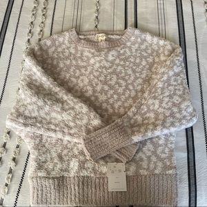Leopard print sweater from Marshall’s!